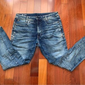 G-Star Men's Slim Fit Blue Jeans